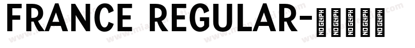 France Regular字体转换